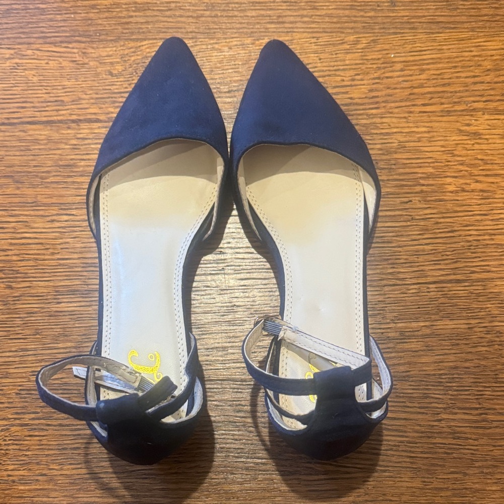 Elegant Navy Blue Women's Flats